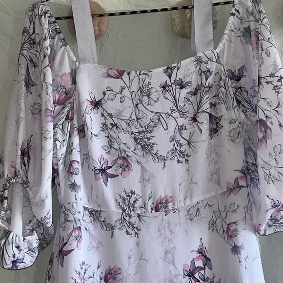 Prose & Poetry Off The Shoulder Floral Maxi Dress 🌵xs - Picture 9 of 13